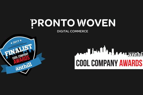 Pronto Woven named finalists in the 2018 Australian Anthill Magazine Cool Company Awards